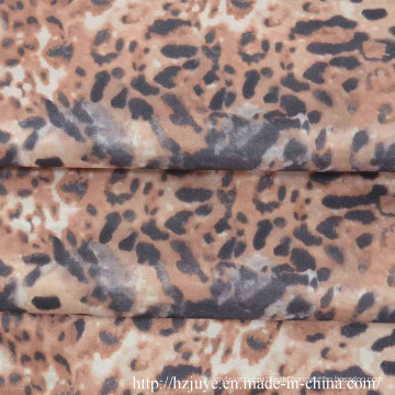 Polyester bedrucktes Futter mit Leoparden